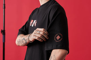 Camiseta Oversized Irashaimasse (preta)