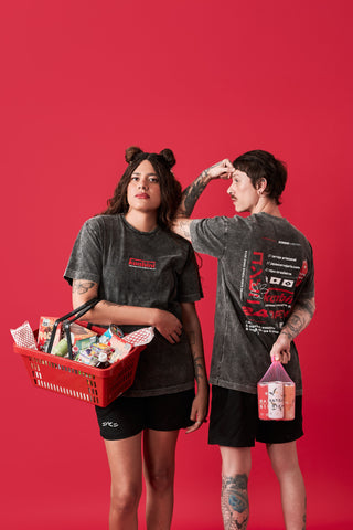 Camiseta Konbini (cinza estonada)