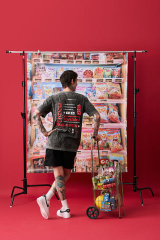 Camiseta Konbini (cinza estonada)