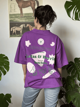 Camiseta Oversized (roxa)