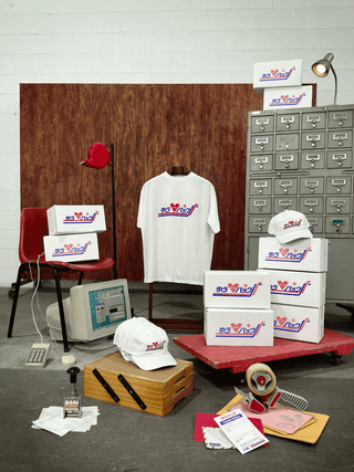 Boné Dad Hat YU-PACK Off White